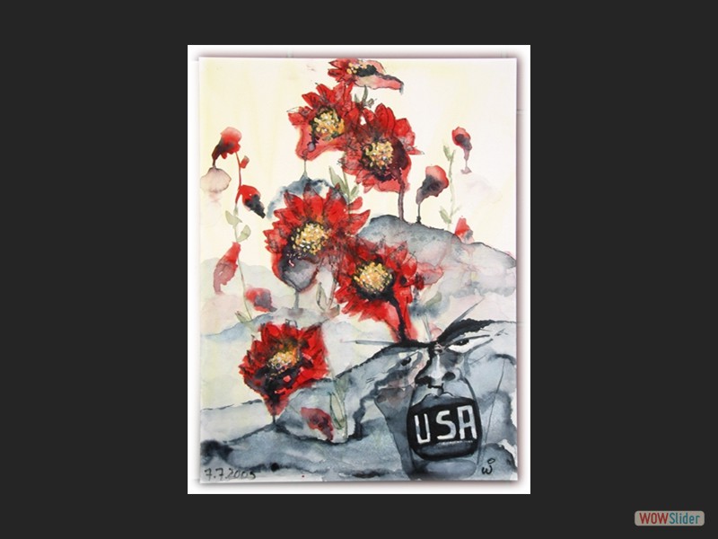 Die Blume der Pandorra / 36 x 48 cm - 300g/m²