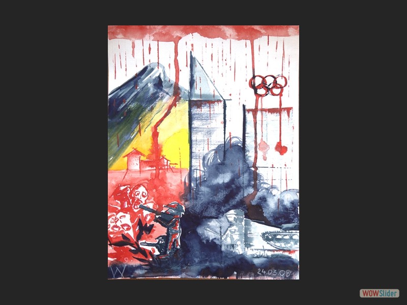  Olympig Games 2008 China Tibet / 30 x 40 cm - 200g/m²