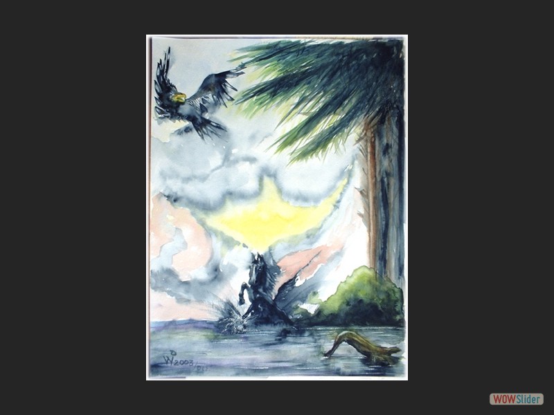  Phantasie-Reise V / 36 x 48 cm - 300g/m² 