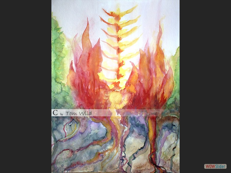 Wurzelchakra / 36 x 48 cm - 300g/m²
